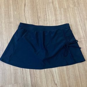 Black Swim Skirt w/ Slit